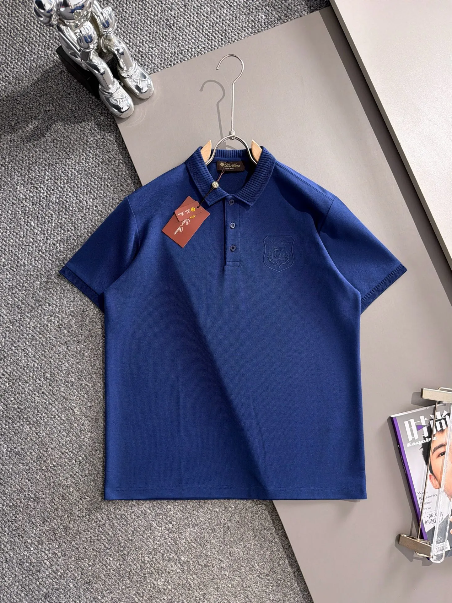 Loro Piana 2026New Arrival logo Same Style polo ：Black White Red Gray Blue Green Size：M L XL XXL XXXL